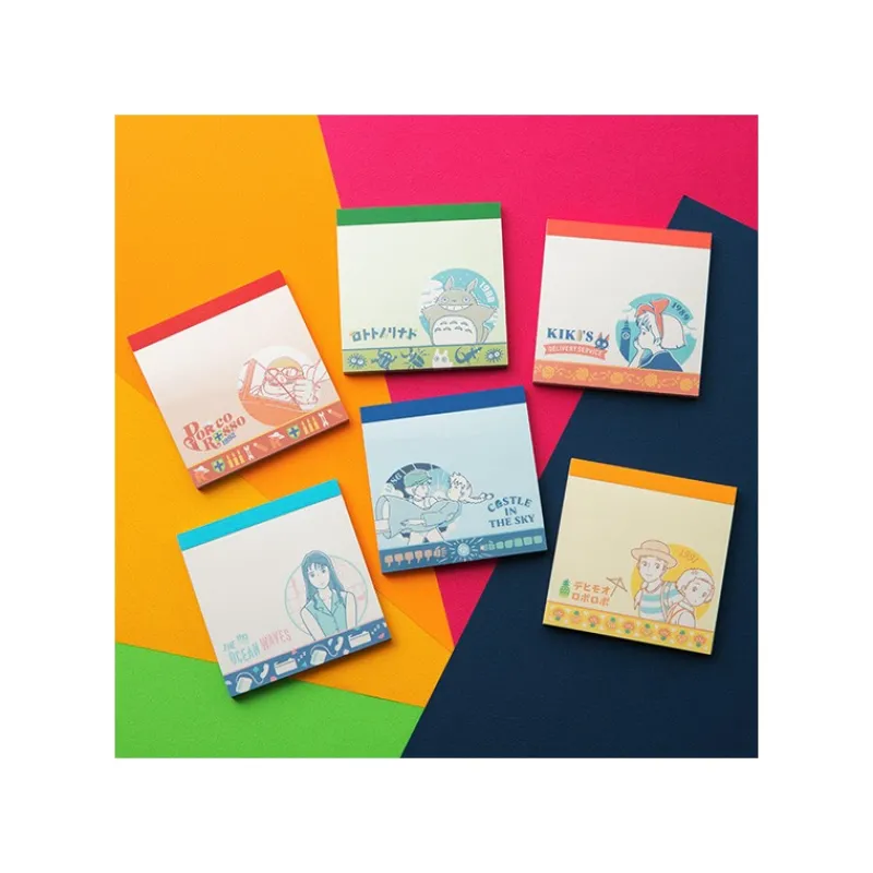 Petit Matériel|Maison Ghibli Assortiment de 24 Mini Blocs memo à collectionner - Studio Ghibli