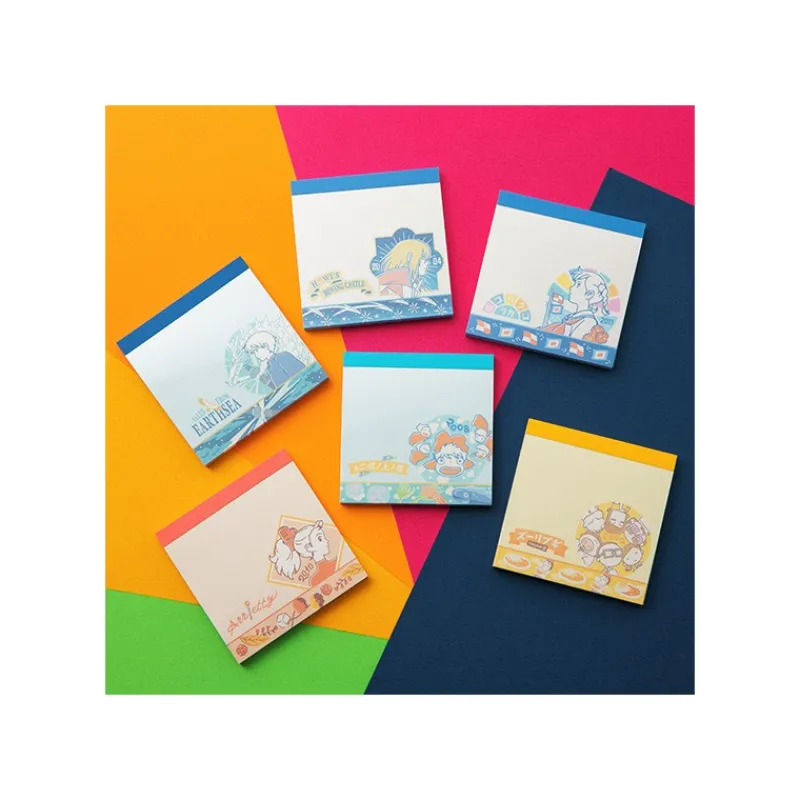 Petit Matériel|Maison Ghibli Assortiment de 24 Mini Blocs memo à collectionner - Studio Ghibli
