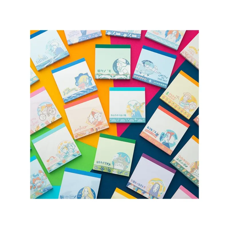 Petit Matériel|Maison Ghibli Assortiment de 24 Mini Blocs memo à collectionner - Studio Ghibli