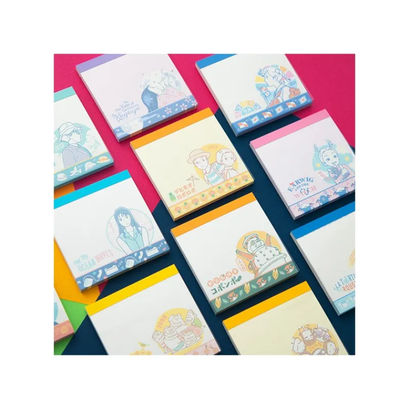 Petit Matériel|Maison Ghibli Assortiment de 24 Mini Blocs memo à collectionner - Studio Ghibli