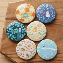 Badges|Maison Ghibli Badge Boh Mouse & Oiseau - Le Voyage de Chihiro