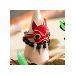 Bijoux|Maison Ghibli Bague 3 anneaux Masque de San - Princesse Mononoké