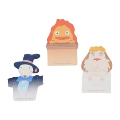 Petit Matériel|Maison Ghibli Bloc Memo Calcifer, Hihn & Navet - Le Château ambulant