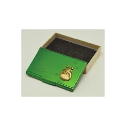Accessoires|Maison Ghibli Boîte Métal Carte de Visite Verte Totoro - Mon Voisin Totoro