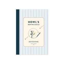 Carnets Et Cahiers|Maison Ghibli Cahier 12,8 x 18,2 Rayures - Le Château ambulant