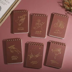 Carnets Et Cahiers|Maison Ghibli Carnet à spirales gauffré 11,5×7,2cm Ashitaka & Yakkuru - Princesse M