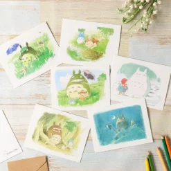 Cartes Postales Et Papier À Lettres|Maison Ghibli Carte de vœux aquarelle 24 x 15,8 cm Hydravion - Porco Rosso