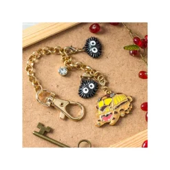 Straps|Maison Ghibli Chaînette Charms Chatbus & Noiraude - Mon Voisin Totoro
