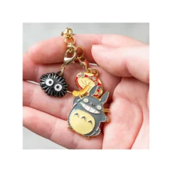 Straps|Maison Ghibli Chaînette Charms Totoro Gris & Fleur - Mon Voisin Totoro
