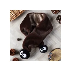Textile|Maison Ghibli Écharpe peluche Noiraudes - Mon Voisin Totoro