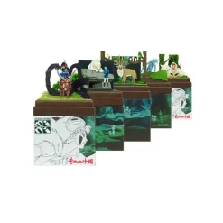 Loisirs Créatifs|Maison Ghibli Diorama papier Ashitaka en forêt - Princesse Mononoké
