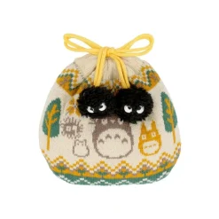 Sacs|Maison Ghibli Pochon Tricoté Cache Cache - Mon Voisin Totoro