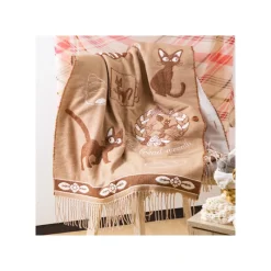 Textile|Maison Ghibli Étole Beige Jiji - Kiki la petite sorcière