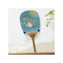 Accessoires|Maison Ghibli Éventail Bambou Totoro Volant - Mon Voisin Totoro